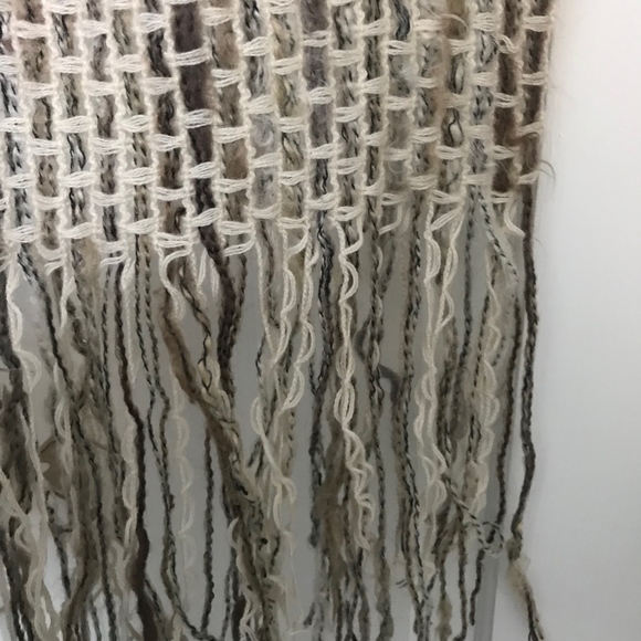 Macy's Wool Fringe Scarf - Picture 2 of 3